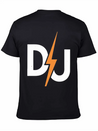 DJ Lightning Bolt – High-Energy Music Lover Logo Lightweight Cotton T-Shirt – Daily Comfort Graphic Shirt