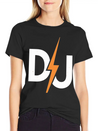 DJ Lightning Bolt – High-Energy Music Lover Logo Lightweight Cotton T-Shirt – Daily Comfort Graphic Shirt