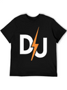 DJ Lightning Bolt – High-Energy Music Lover Logo Lightweight Cotton T-Shirt – Daily Comfort Graphic Shirt