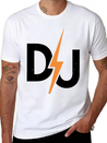 DJ Lightning Bolt – High-Energy Music Lover Logo Lightweight Cotton T-Shirt – Daily Comfort Graphic Shirt