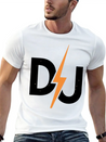 DJ Lightning Bolt – High-Energy Music Lover Logo Lightweight Cotton T-Shirt – Daily Comfort Graphic Shirt