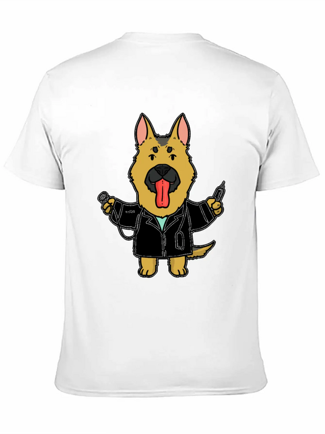 Doctor Gift Dog Lightweight Cotton T-Shirt – Daily Comfort Graphic Shirt