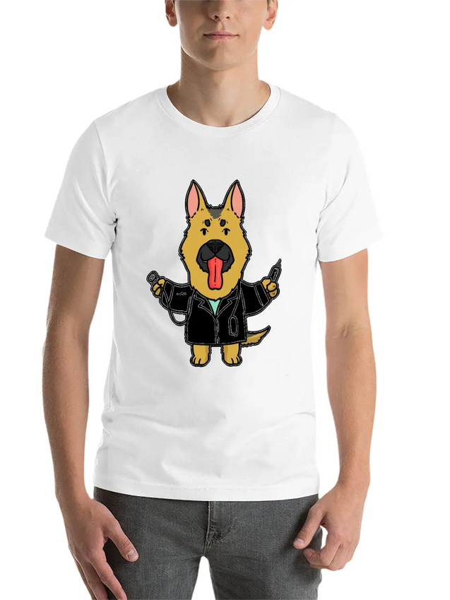 Doctor Gift Dog Lightweight Cotton T-Shirt – Daily Comfort Graphic Shirt