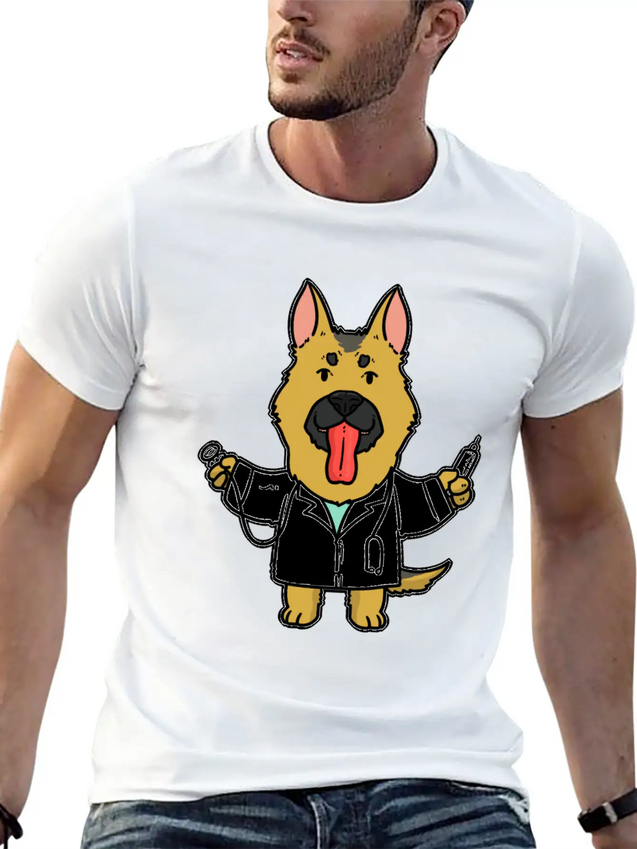 Doctor Gift Dog Lightweight Cotton T-Shirt – Daily Comfort Graphic Shirt