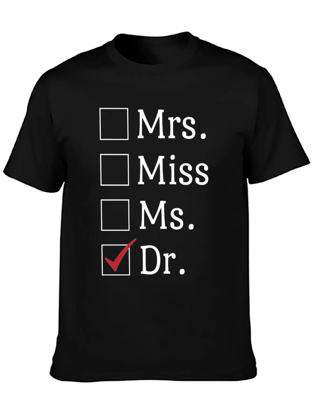 Doctor Lightweight Cotton T-Shirt – Daily Comfort Graphic Shirt