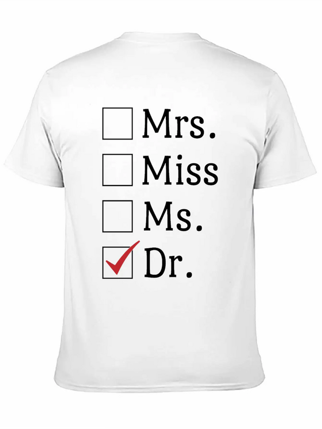 Doctor Lightweight Cotton T-Shirt – Daily Comfort Graphic Shirt