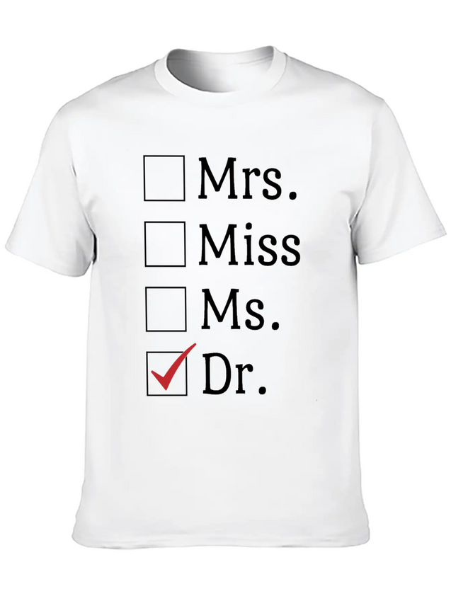 Doctor Lightweight Cotton T-Shirt – Daily Comfort Graphic Shirt