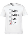 Doctor Lightweight Cotton T-Shirt – Daily Comfort Graphic Shirt