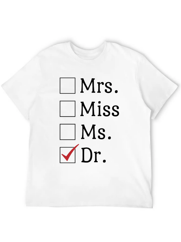 Doctor Lightweight Cotton T-Shirt – Daily Comfort Graphic Shirt