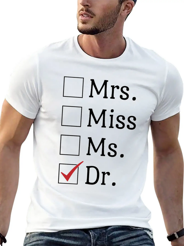 Doctor Lightweight Cotton T-Shirt – Daily Comfort Graphic Shirt