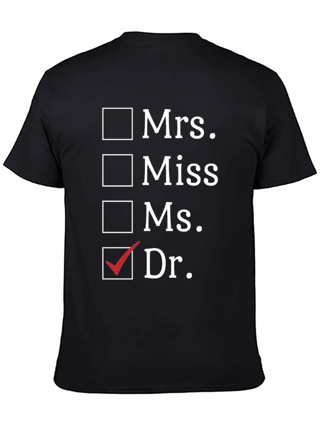Doctor Lightweight Cotton T-Shirt – Daily Comfort Graphic Shirt