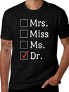 Doctor Lightweight Cotton T-Shirt – Daily Comfort Graphic Shirt