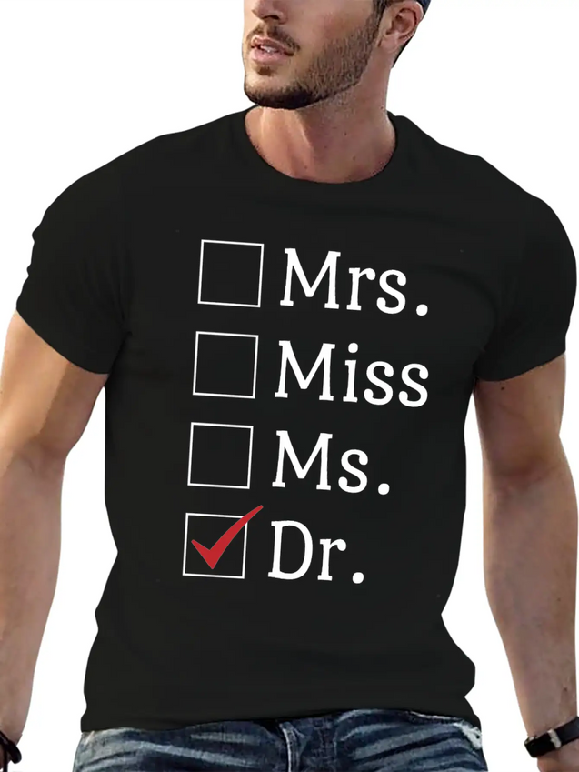 Doctor Lightweight Cotton T-Shirt – Daily Comfort Graphic Shirt