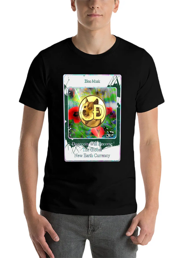 Dogecoin Lightweight Cotton T-Shirt – Daily Comfort Graphic Shirt