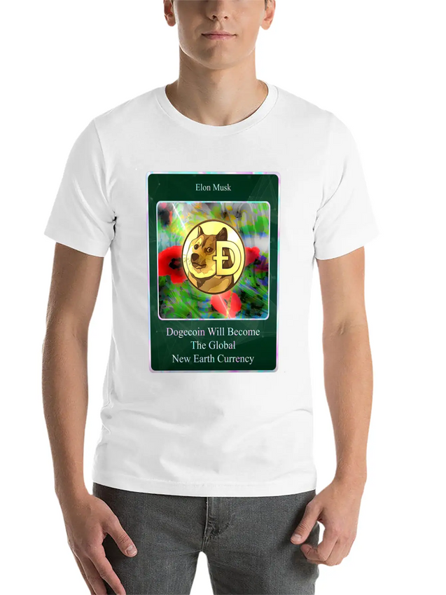 Dogecoin Lightweight Cotton T-Shirt – Daily Comfort Graphic Shirt