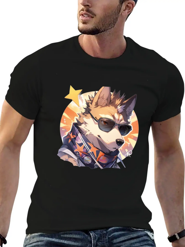 Dogs Pet Dog Owner Dog Lover Animal Lightweight Cotton T-Shirt – Daily Comfort Graphic Shirt