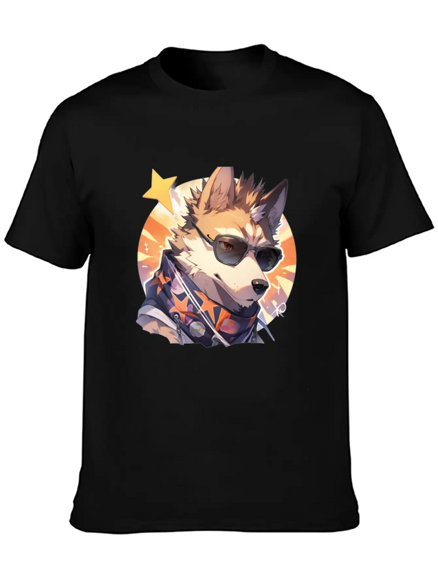 Dogs Pet Dog Owner Dog Lover Animal Lightweight Cotton T-Shirt – Daily Comfort Graphic Shirt