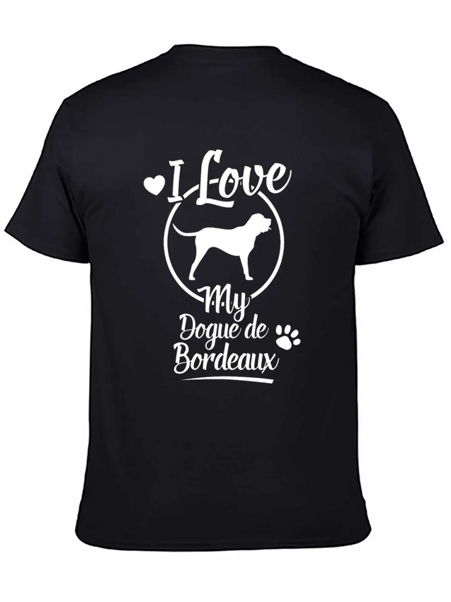 Dogue De Bordeaux Dog Owner Dog Gift Idea Lightweight Cotton T-Shirt – Daily Comfort Graphic Shirt