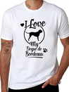 Dogue De Bordeaux Dog Owner Dog Gift Idea Lightweight Cotton T-Shirt – Daily Comfort Graphic Shirt