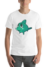 Dolphin Blue Marine Funny Lightweight Cotton T-Shirt – Daily Comfort Graphic Shirt