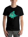 Dolphin Blue Marine Funny Lightweight Cotton T-Shirt – Daily Comfort Graphic Shirt
