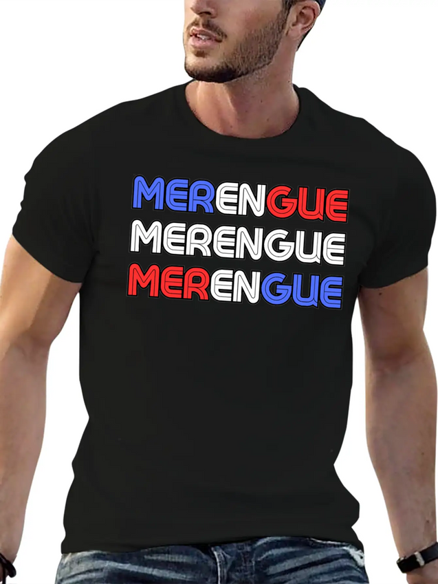 Dominican Music: Merengue Lightweight Cotton T-Shirt – Daily Comfort Graphic Shirt