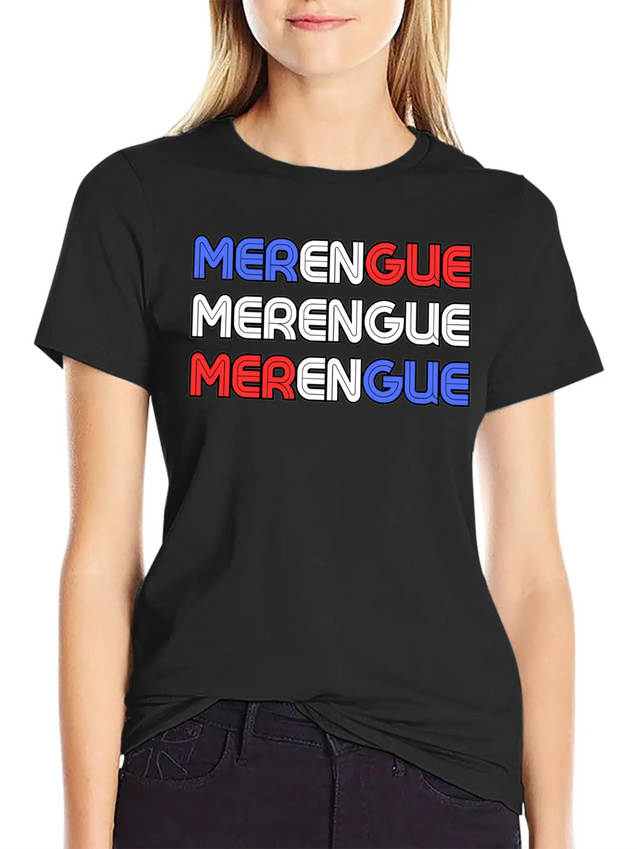 Dominican Music: Merengue Lightweight Cotton T-Shirt – Daily Comfort Graphic Shirt