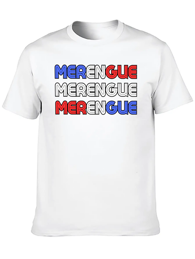 Dominican Music: Merengue Lightweight Cotton T-Shirt – Daily Comfort Graphic Shirt