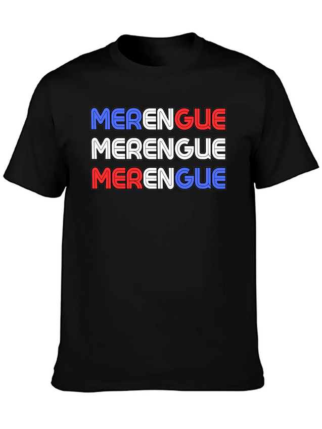 Dominican Music: Merengue Lightweight Cotton T-Shirt – Daily Comfort Graphic Shirt