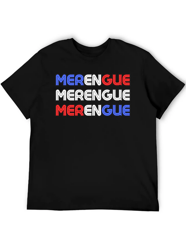 Dominican Music: Merengue Lightweight Cotton T-Shirt – Daily Comfort Graphic Shirt