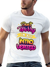 Don't Worry I'm Just Introverted Introvert Shy Lightweight Cotton T-Shirt – Daily Comfort Graphic Shirt