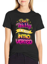 Don't Worry I'm Just Introverted Introvert Shy Lightweight Cotton T-Shirt – Daily Comfort Graphic Shirt
