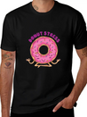 Donut Stress Lightweight Cotton T-Shirt – Daily Comfort Graphic Shirt