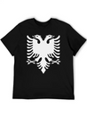 Double Headed Eagle Silhouette Lightweight Cotton T-Shirt – Daily Comfort Graphic Shirt