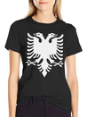 Double Headed Eagle Silhouette Lightweight Cotton T-Shirt – Daily Comfort Graphic Shirt