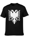 Double Headed Eagle Silhouette Lightweight Cotton T-Shirt – Daily Comfort Graphic Shirt