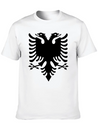 Double Headed Eagle Silhouette Lightweight Cotton T-Shirt – Daily Comfort Graphic Shirt