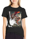 Dragon Kite Dragon Fire Fly Spew Fantasy Lightweight Cotton T-Shirt – Daily Comfort Graphic Shirt