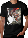 Dragon Kite Dragon Fire Fly Spew Fantasy Lightweight Cotton T-Shirt – Daily Comfort Graphic Shirt
