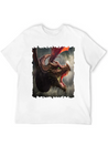 Dragon Kite Dragon Fire Fly Spew Fantasy Lightweight Cotton T-Shirt – Daily Comfort Graphic Shirt