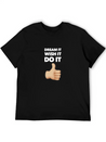 Dream It Wish It Do It Lightweight Cotton T-Shirt – Daily Comfort Graphic Shirt