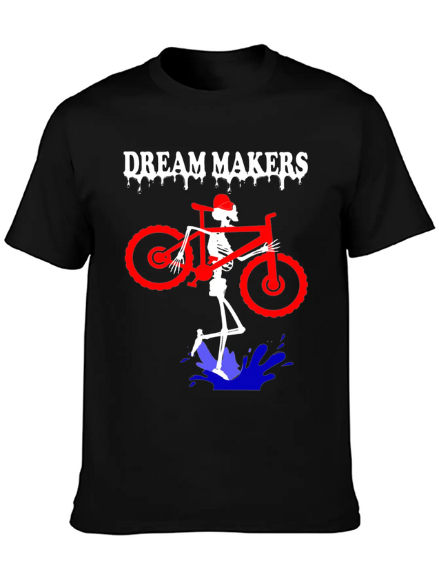 Dream Makers, Lightweight Cotton T-Shirt – Daily Comfort Graphic Shirt