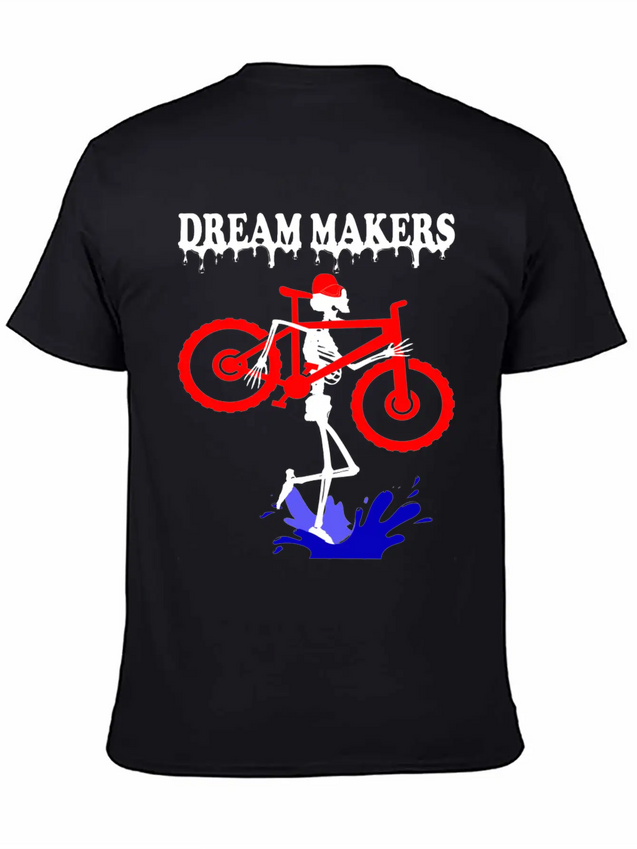 Dream Makers, Lightweight Cotton T-Shirt – Daily Comfort Graphic Shirt