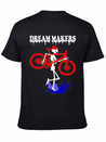 Dream Makers, Lightweight Cotton T-Shirt – Daily Comfort Graphic Shirt