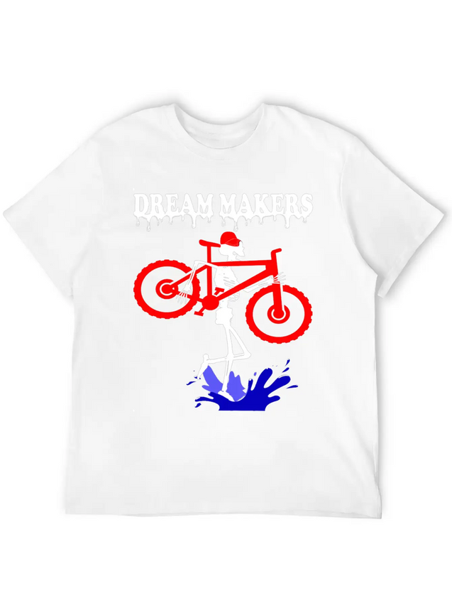 Dream Makers, Lightweight Cotton T-Shirt – Daily Comfort Graphic Shirt