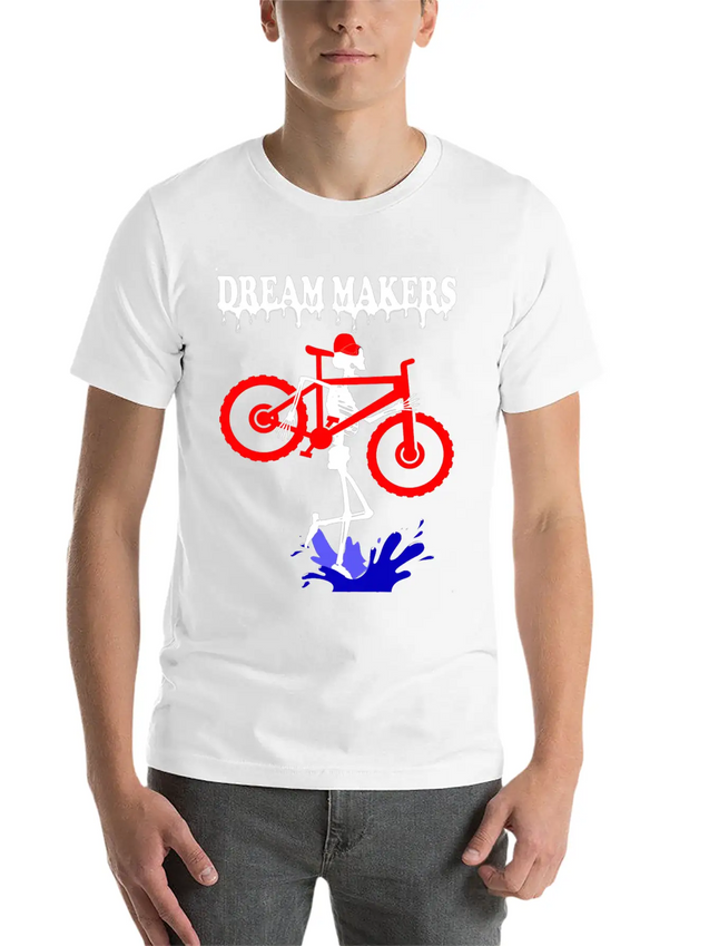 Dream Makers, Lightweight Cotton T-Shirt – Daily Comfort Graphic Shirt