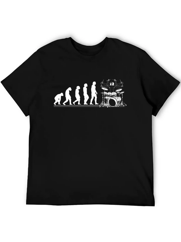 Drummer Drumsticks Drums Drummer Lightweight Cotton T-Shirt – Daily Comfort Graphic Shirt