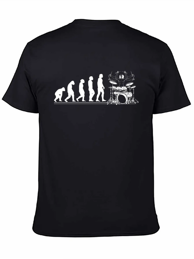 Drummer Drumsticks Drums Drummer Lightweight Cotton T-Shirt – Daily Comfort Graphic Shirt