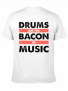 Drums Concert Birthday Christmas Gift Lightweight Cotton T-Shirt – Daily Comfort Graphic Shirt