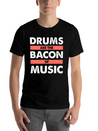 Drums Concert Birthday Christmas Gift Lightweight Cotton T-Shirt – Daily Comfort Graphic Shirt